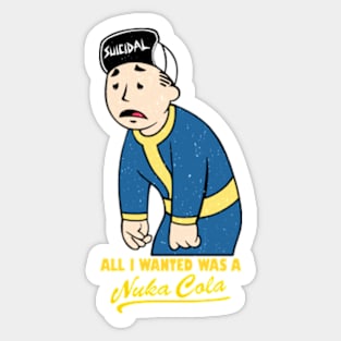 Fallout Vault Boy Nuka Cola Sticker